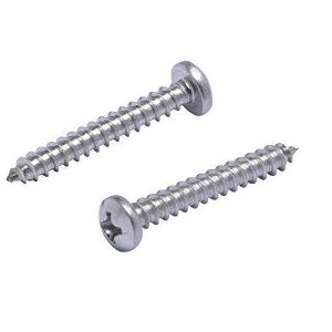 Bolt Dropper 6 X 1" Stainless Pan Head Phillips Wood Screw - 100 Pieces - 1 of 4