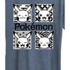 Women's - Pokémon - Wagara Grid Pikachu Short Sleeve Graphic T-Shirt - 2 of 4