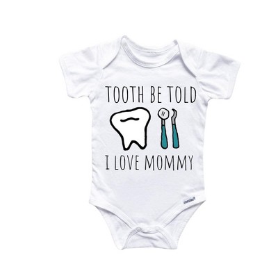 Dentist Tooth Onesie® Baby Boy Girl Clothes Infant Bodysuit Funny Cute Newborn GS1