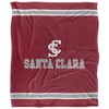 Santa Clara University Primary Logo Silky Touch Blanket White 50x60 - 2 of 4