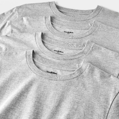 Мужские футболки Goodfellow & Co Men's Short Sleeve Crew Neck T-Shirt - Goodfellow & Co™ Heathered Gray XL: — фото 4