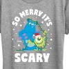 Women's - Monsters Inc - So Merry Its Scary Short Sleeve Graphic T-Shirt - 2 of 4
