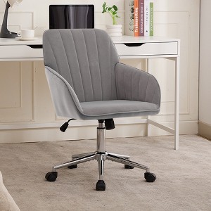 TOBILI Adjustable Office Chair, Home Bedroom, Ergonomic Swivel Chair, Backrest Seat, Comfortable for Long Sitting - 1 of 4