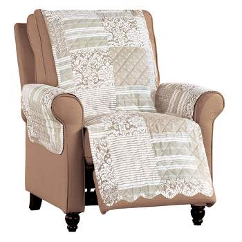 Collections Etc Patchwork Reversible Quilted Furniture Cover