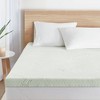 3" Green Tea Foam with Cooling Removable Cover Mattress Topper - image 4 of 4