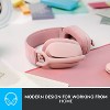 Logitech Zone Vibe 100 Wireless Noise Canceling Bluetooth Headset Rose (981-001258) - 2 of 4