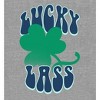 St. Patrick's Day Lucky Lass Adult Crew Neck Short Sleee Tee - 2 of 2