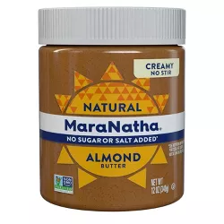 Maranatha No Added Sugar or Salt No Stir Almond Butter - 12oz