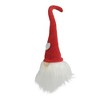 Northlight 13" Pre-Lit Red and White Gnome with Hat and Heart Christmas Decoration - 2 of 2