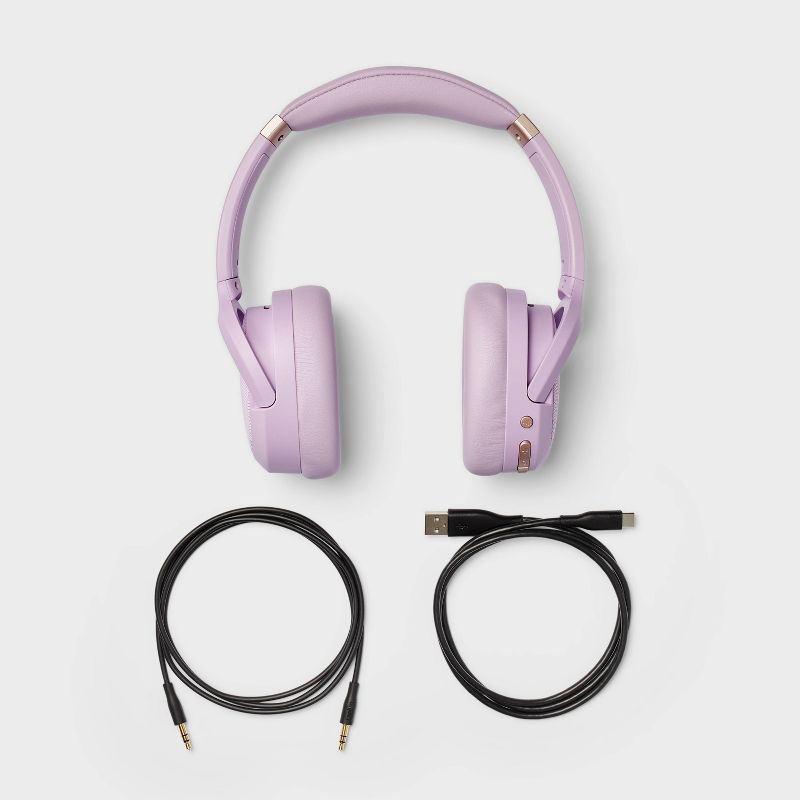 Active Noise Canceling Bluetooth Wireless Over Ear Headphones - heyday™, 5 of 8