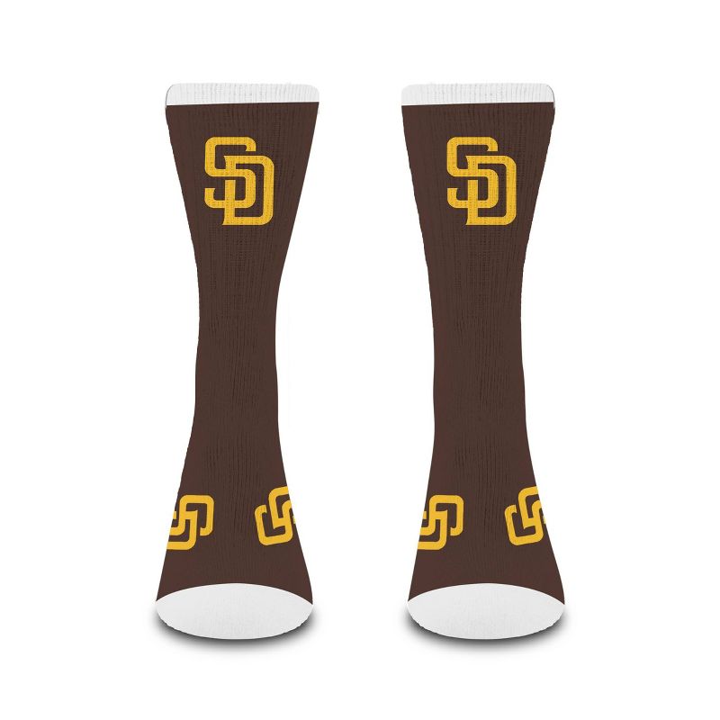 MLB San Diego Padres Large Crew Socks, 2 of 4