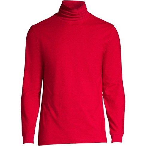 Men's Lands' End Super-T Mock Turtleneck