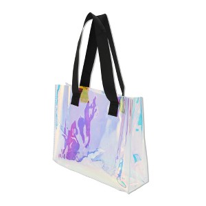 Unique Bargains Holographic Ribbon Printed Bag 1 Pc - 1 of 4
