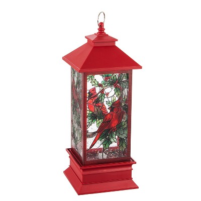 Cypress Home 10.5" Led Spinning Water Cardinal Tabletop DéCor