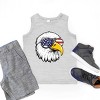 The Juniper Shop Patriotic Eagle Sunglasses Youth Tank Top - 2 of 4