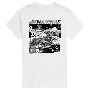 Men's - Star Wars - Comic Panel Short Sleeve Graphic T-Shirt - 1 of 3