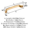Amerock Bellamy Pull for Cabinets, Drawers, and Furniture - 4 of 4