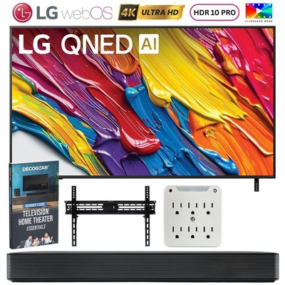 LG 43" QNED82A QNED AI 4K Smart TV (2025) w/ SKM1 Soundbar Bundle