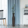 Uniquewise Tall Decorative Modern Ribbed Trumpet Design Brown Floor Vase - Home Decor, Stylish Accent Piece for Living Room, Dining Room, or Entryway - 2 of 4