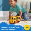 Fisher-Price Little People School Bus Musical Toddler Toy Vehicle with 2 Figures - 2 of 4