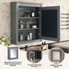 Grungis Wall Mounted Bathroom Storage Cabinet,24'' x27'' Medicine Cabinet with Mirror and Adjustable Shelf,Storage Cabinet for Bathroom - 4 of 4