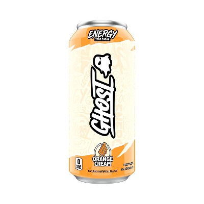 Ghost Energy Orange Cream Energy Drink - 16 Fl Oz Can : Target