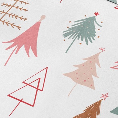 christmas trees multicolor