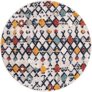 Unique Loom    Cherokee Clemson Area Rug - 1 of 3