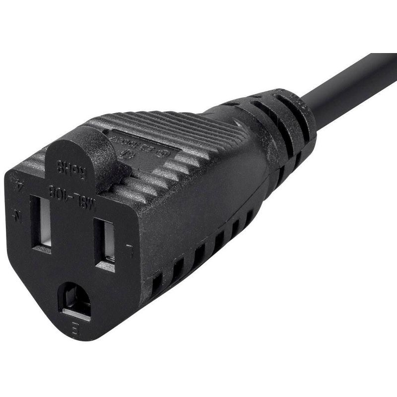 Monoprice Desktop Computer Power Cord - 3ft - Black, IEC 60320 C14 to NEMA 5-15R, For Computers, Servers, & Monitors to a PDU or UPS in a Data Center, 4 of 7