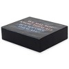 Elanze Designs We Owe Them All American Flag Black 3 x 4 Wood Tabletop Block Sign - 3 of 4