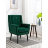 29.5"Modern Soft Velvet Material Ergonomics Accent Chair - 2 of 4