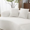 107" Teddy Curved Modular 4-Seater Sectional Sofa - 3 of 4
