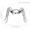 Esterno Black Spider Ring for Pots; Flower Pot Base Holder or Bowl Serving Holder, Halloween Scary Themed - 3 of 4