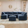 Christopher Knight Home Thea 8 Piece Versatile Modular Sofa Bed with Storage and Faux Double-Layer Cushions - 2 of 4