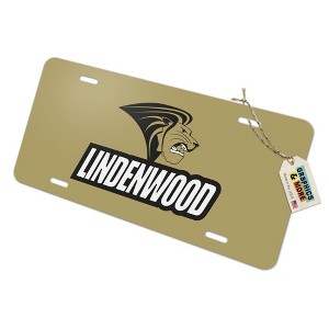 Lindenwood University Secondary Logo Novelty Metal Vanity Tag License Plate - 1 of 4