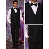 Lars Amadeus Men's Slim Fit Tuxedo Classic Business Dress Suit Vest - image 4 of 4