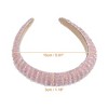 Unique Bargains Women's Luxury Sparkly Rhinestone Wide Headbands 2Pcs - 4 of 4