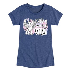 Girls' - My Little Pony - Love Your Vibe Fitted Short Sleeve Graphic T-Shirt - 1 of 4