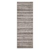 Modern Braided Print Area Rug, Washable Living Room Rug, Non Slip Low Pile Soft Carpet for Dining Room, Home Office - 3 of 4