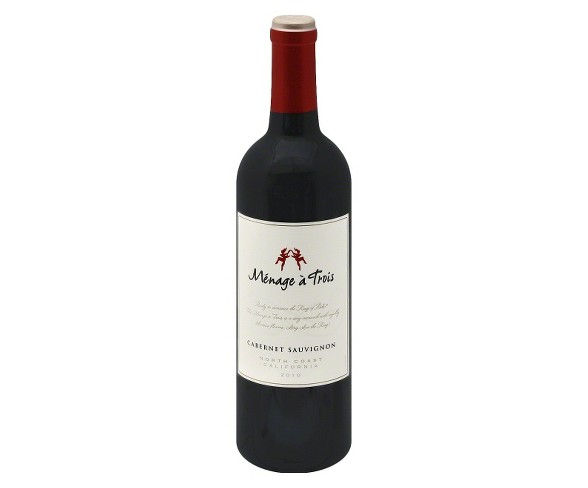 Menage A Trois&#174; Cabernet Sauvignon - 750mL Bottle