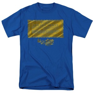 Willy Wonka And The Chocolate Factory Golden Ticket Adult T-Shirt - 1 of 4