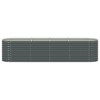 vidaXL Garden Raised Bed PP Anthracite 16.9"x16.9"x13.8" - 3 of 4