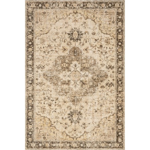 Lauren Liess x Rugs USA - Amaryllis Medallion Machine Washable Indoor Area Rug - image 1 of 4