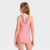 Girls' Picnic Cutie One Piece Swimsuit - Cat & Jack™ Red - 2 of 3