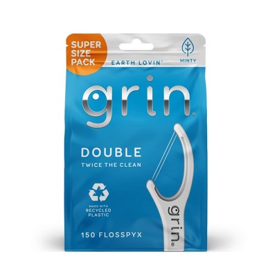 Grin Oral Care Double Floss Picks - 150ct