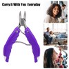 Unique Bargains Toenail Clippers for Thick Nails Stainless Steel Cultrate Nail Clippers Toenail Clippers Kits 1 Pcs - 2 of 4