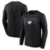 NCAA Kansas State Wildcats Men's Long Sleeve Black T-Shirt - 3 of 3