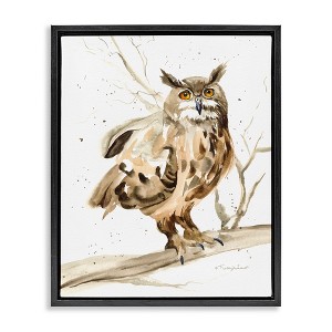 Stupell Industries Owl Perched in Tree, 17" x 21" - 1 of 4