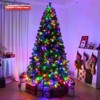 SUGIFT 6ft Pre-Lit Artificial Christmas Tree W/1060 Branch Tips & 250 Multicolored LED Lights - 2 of 4
