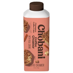 Chobani Cinnamon Coffee Cake Dairy Creamer - 24 fl oz - 1 of 4